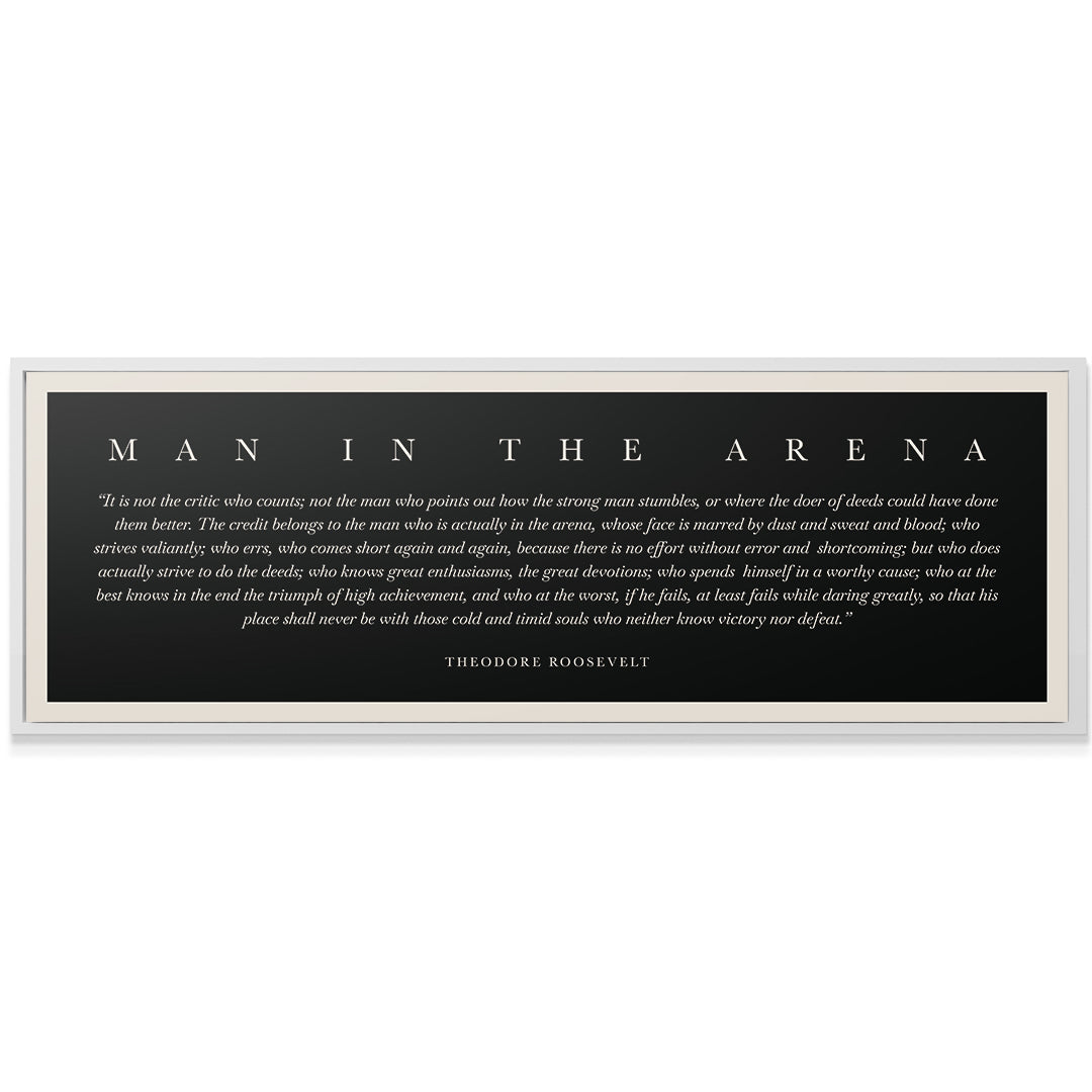 Man In The Arena Black
