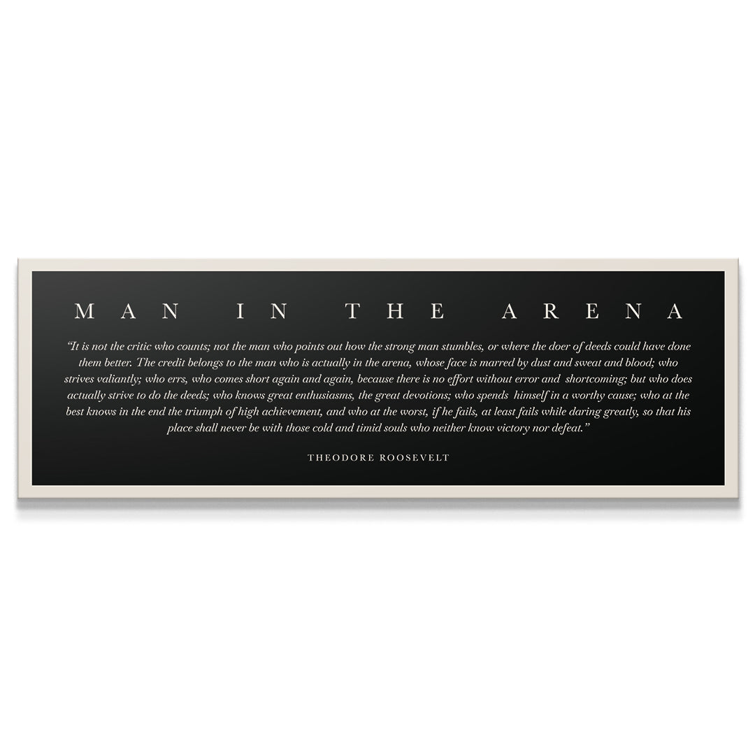 Man In The Arena Black