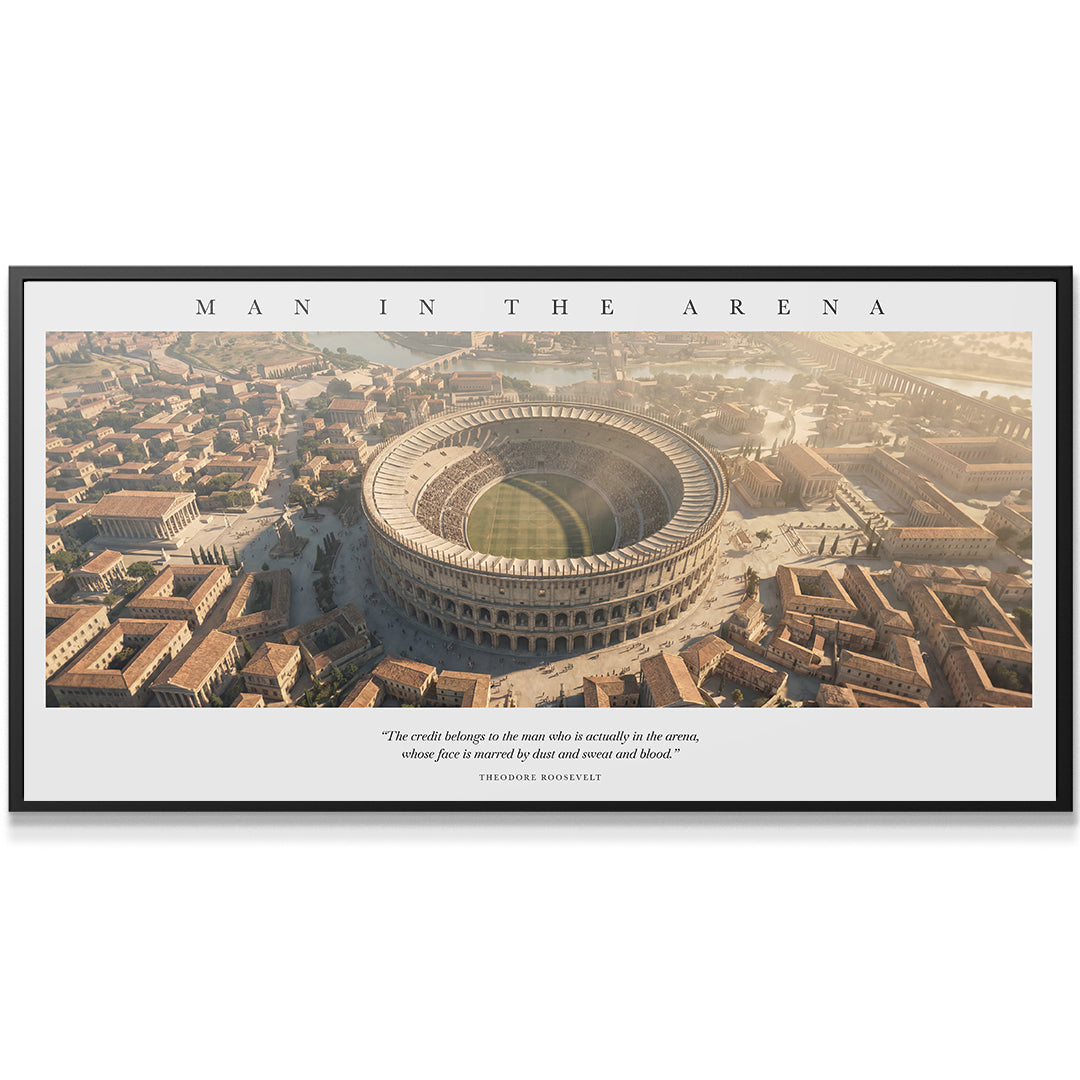 Man In The Arena Soccer Rome