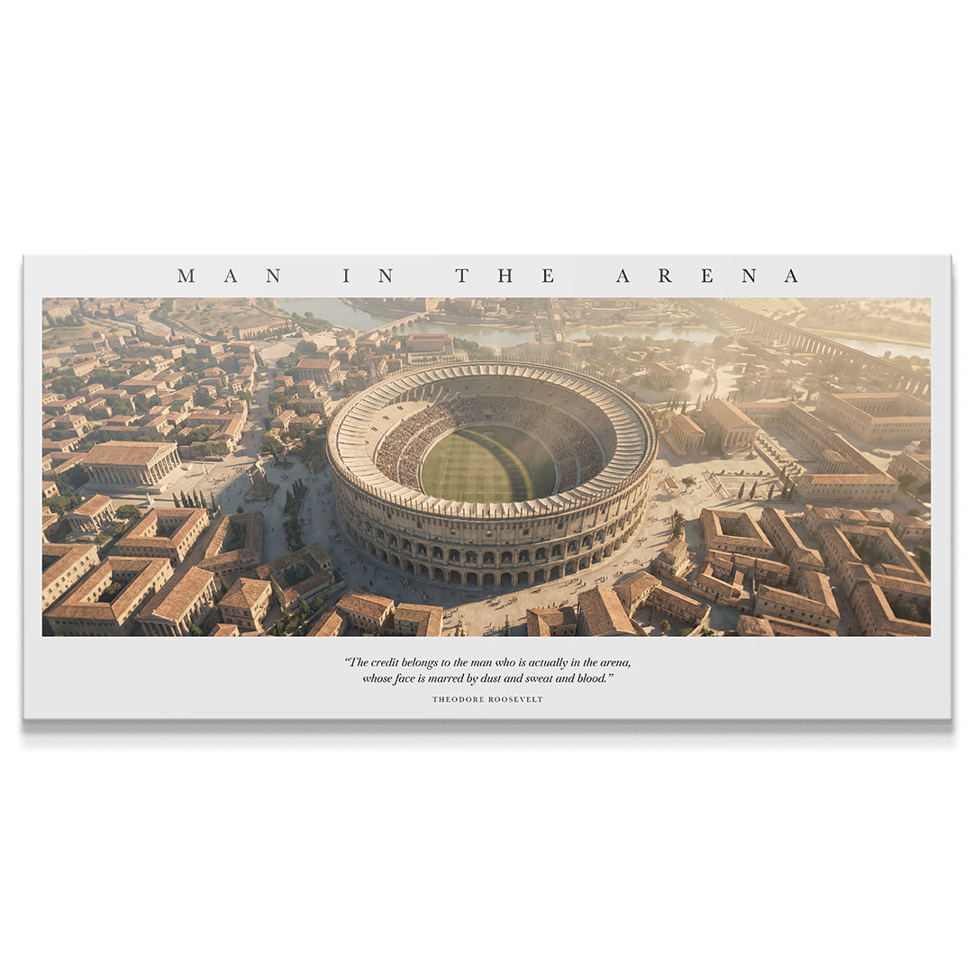 Man In The Arena Soccer Rome