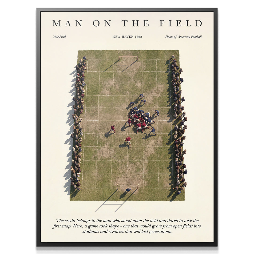 Man On The Football Field