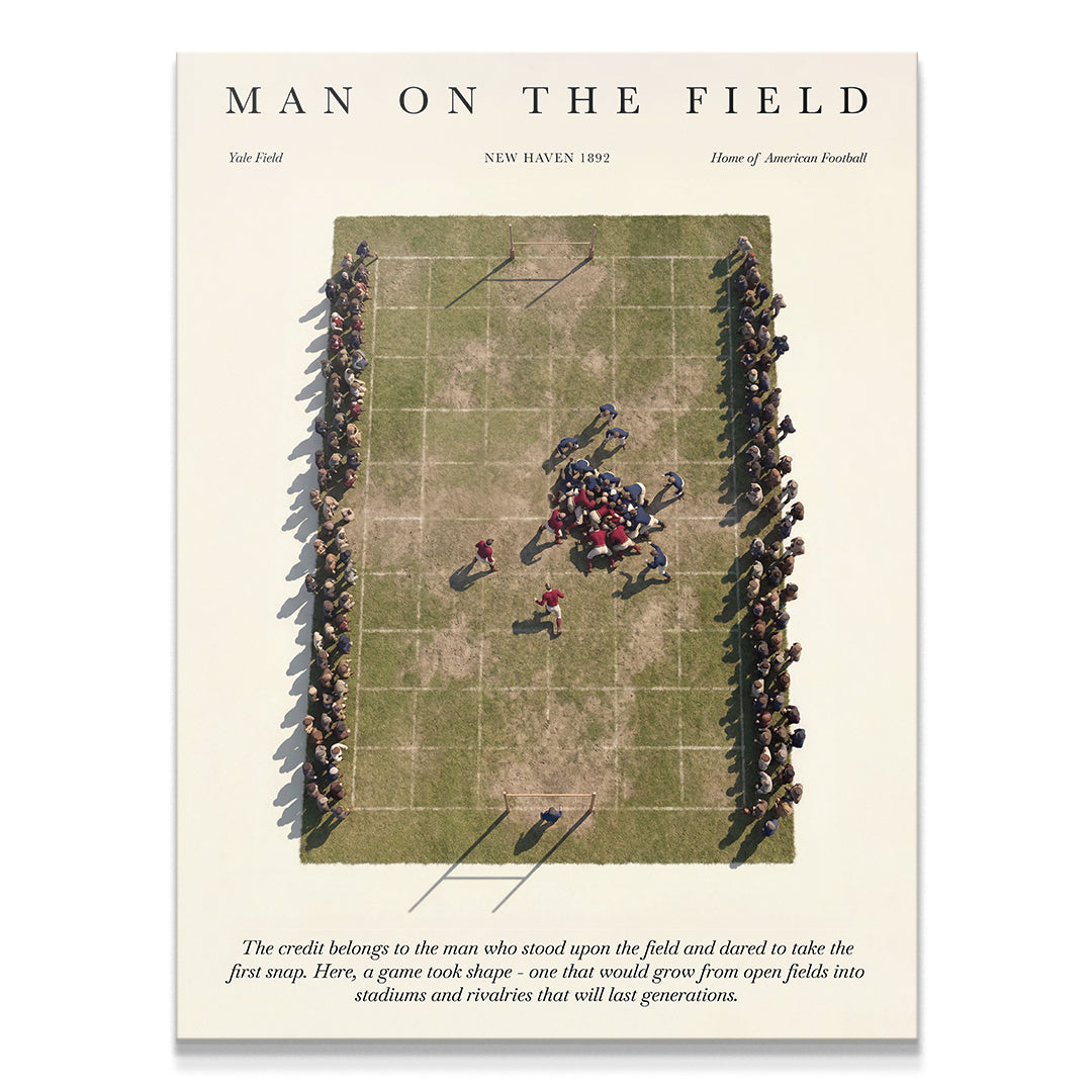 Man On The Football Field