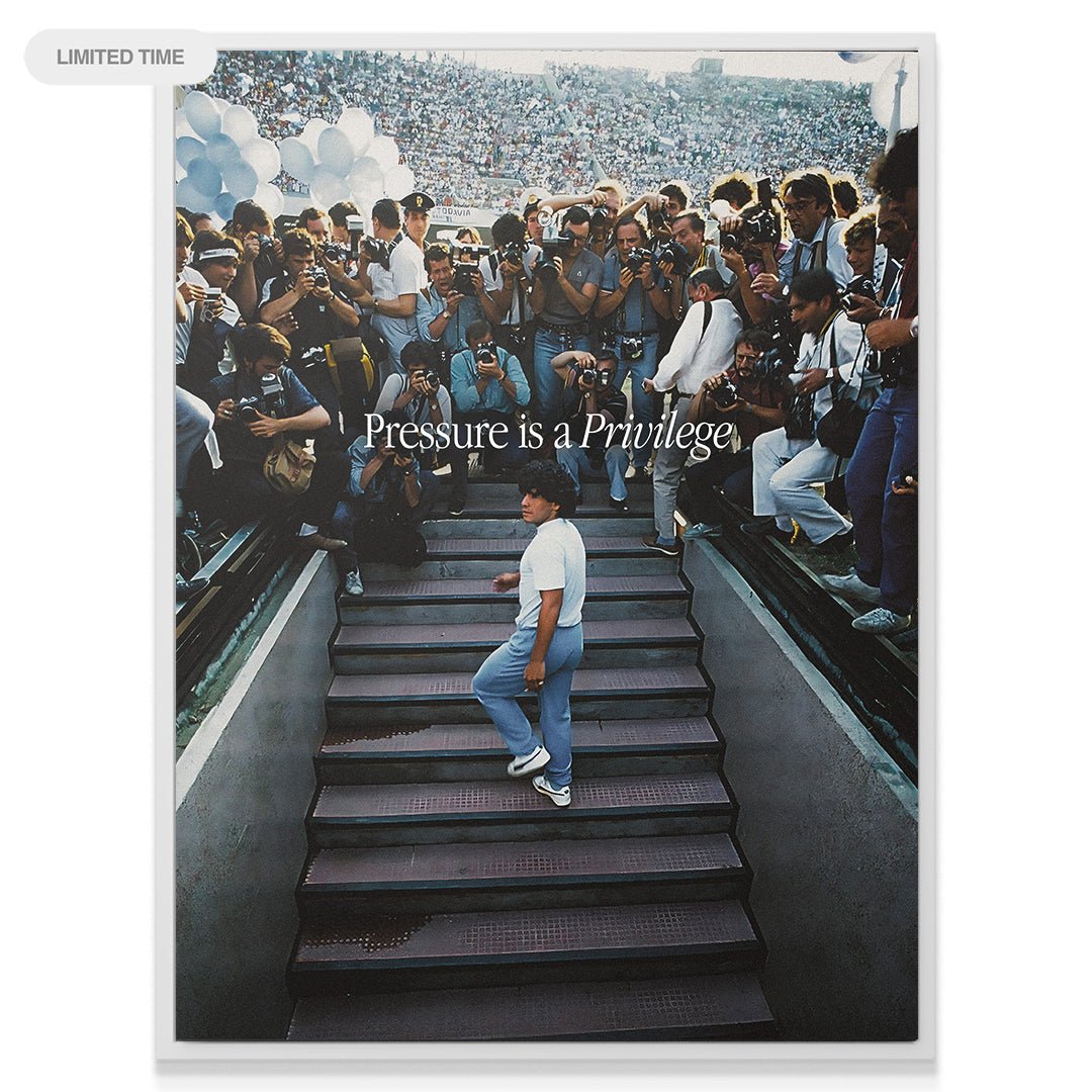 Maradona - Pressure Is A Privilege - IKONICK - Diego Maradona