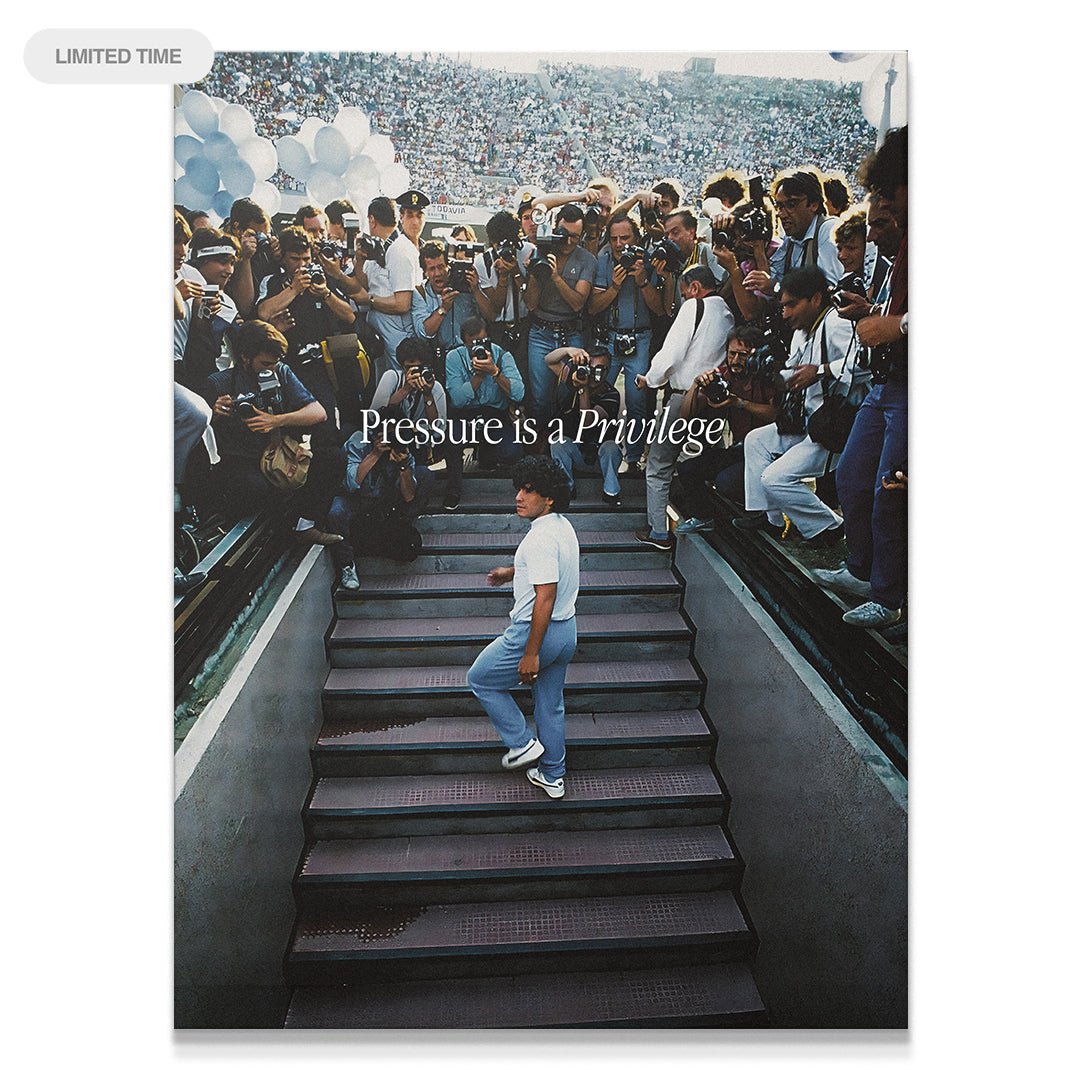 Maradona - Pressure Is A Privilege - IKONICK - Diego Maradona