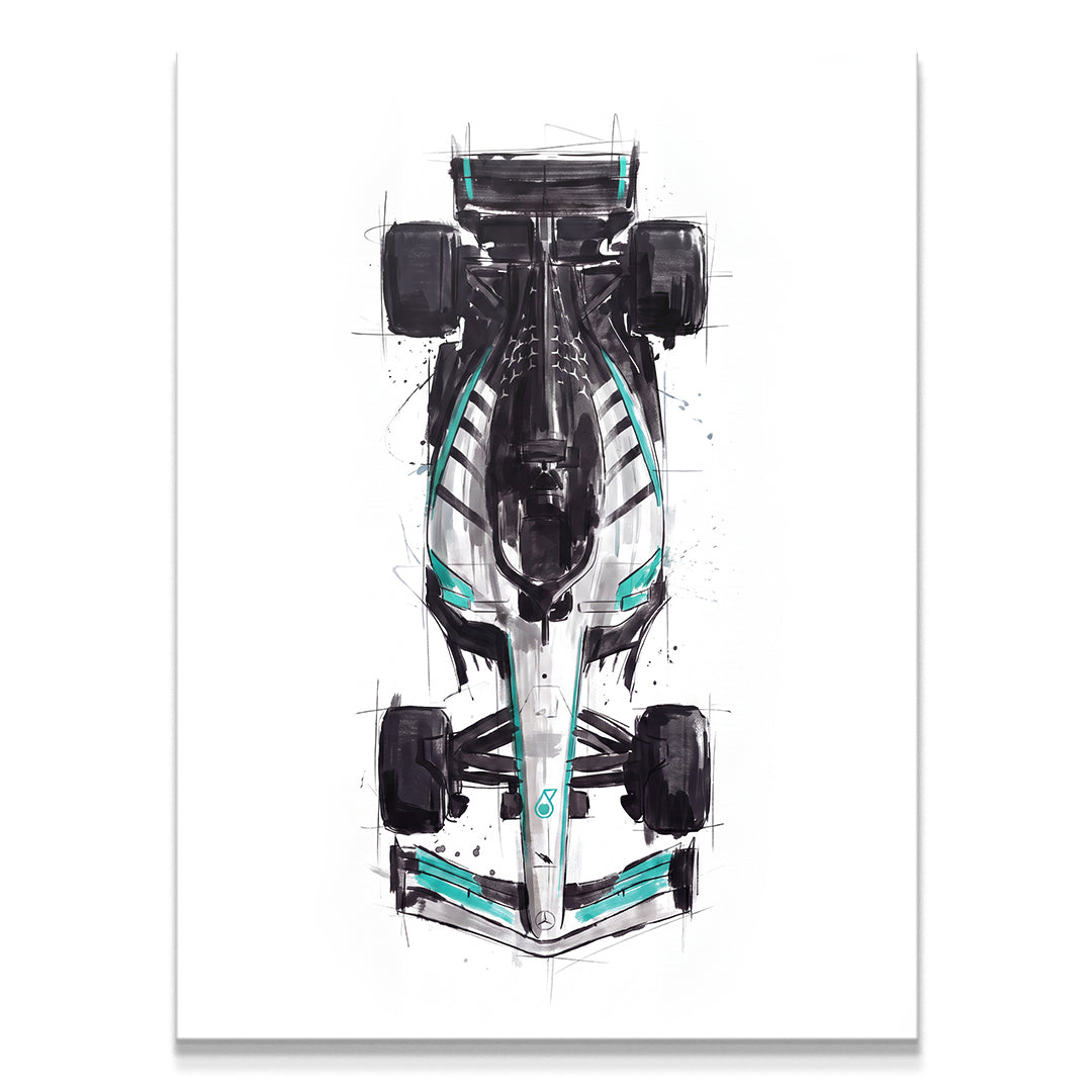 Mercedes Watercolor