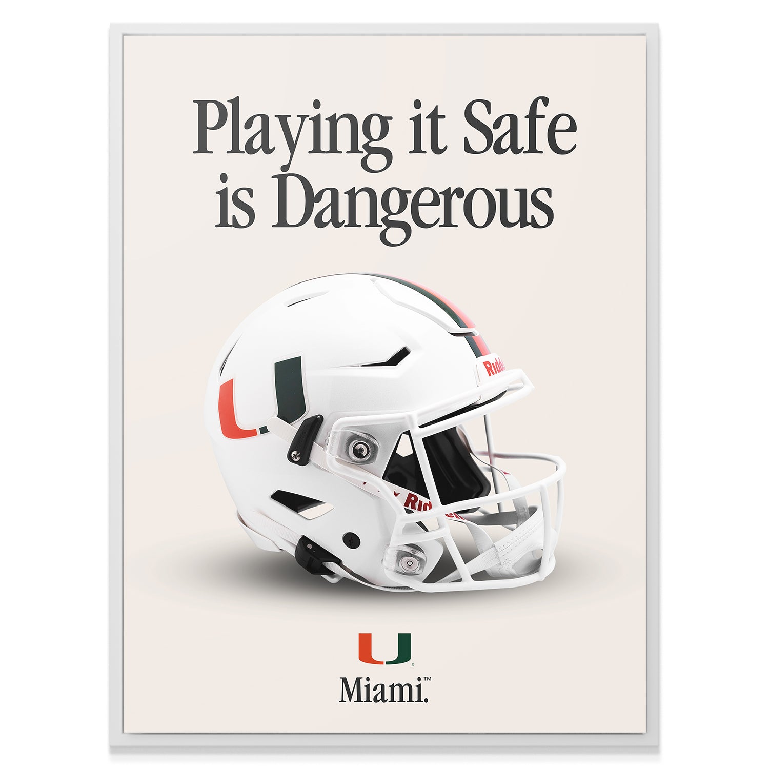 Miami - Playing It Safe V2 - IKONICK - College Football