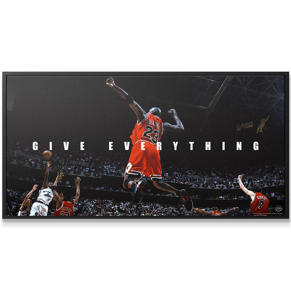 Michael Jordan Wall Art Give Everything Official IKONICK Art