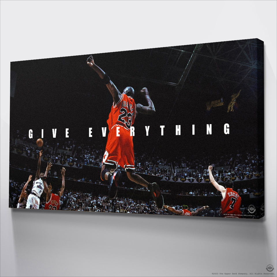 Michael Jordan Wall Art - Give Everything | Official IKONICK Art