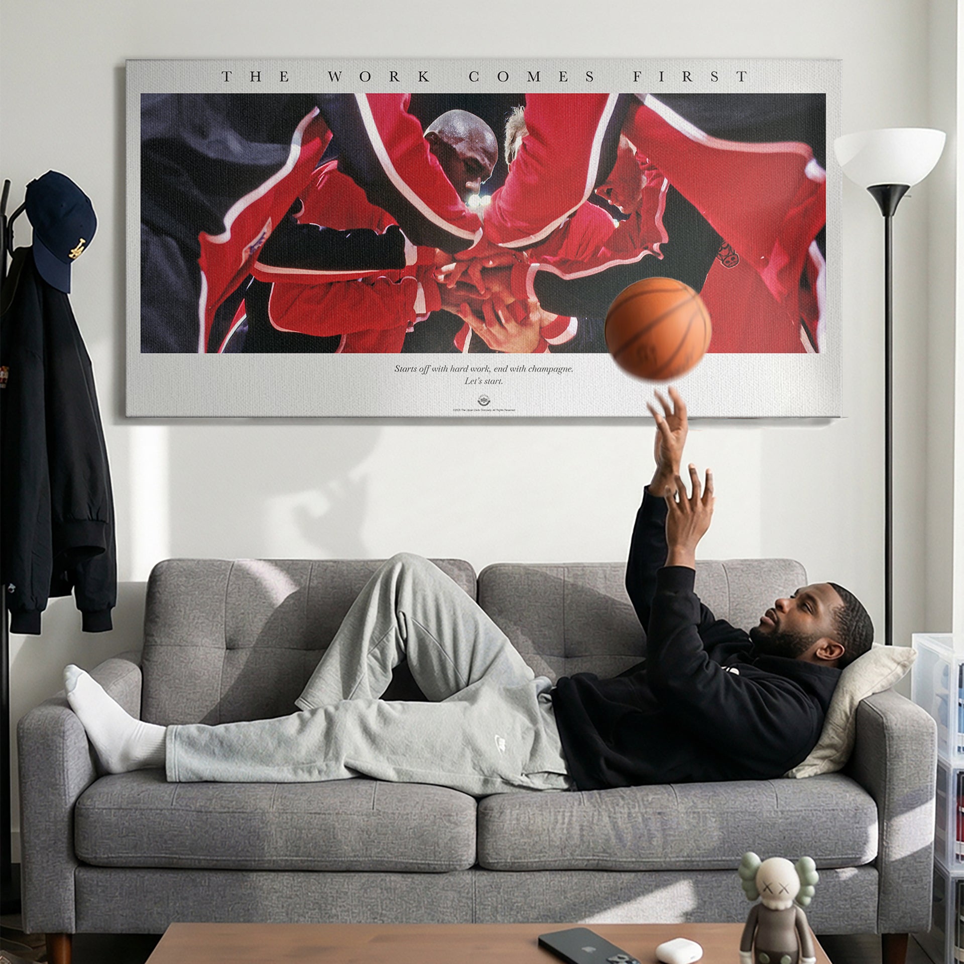 Michael Jordan - The Work Comes First - Officially Licensed Canvas