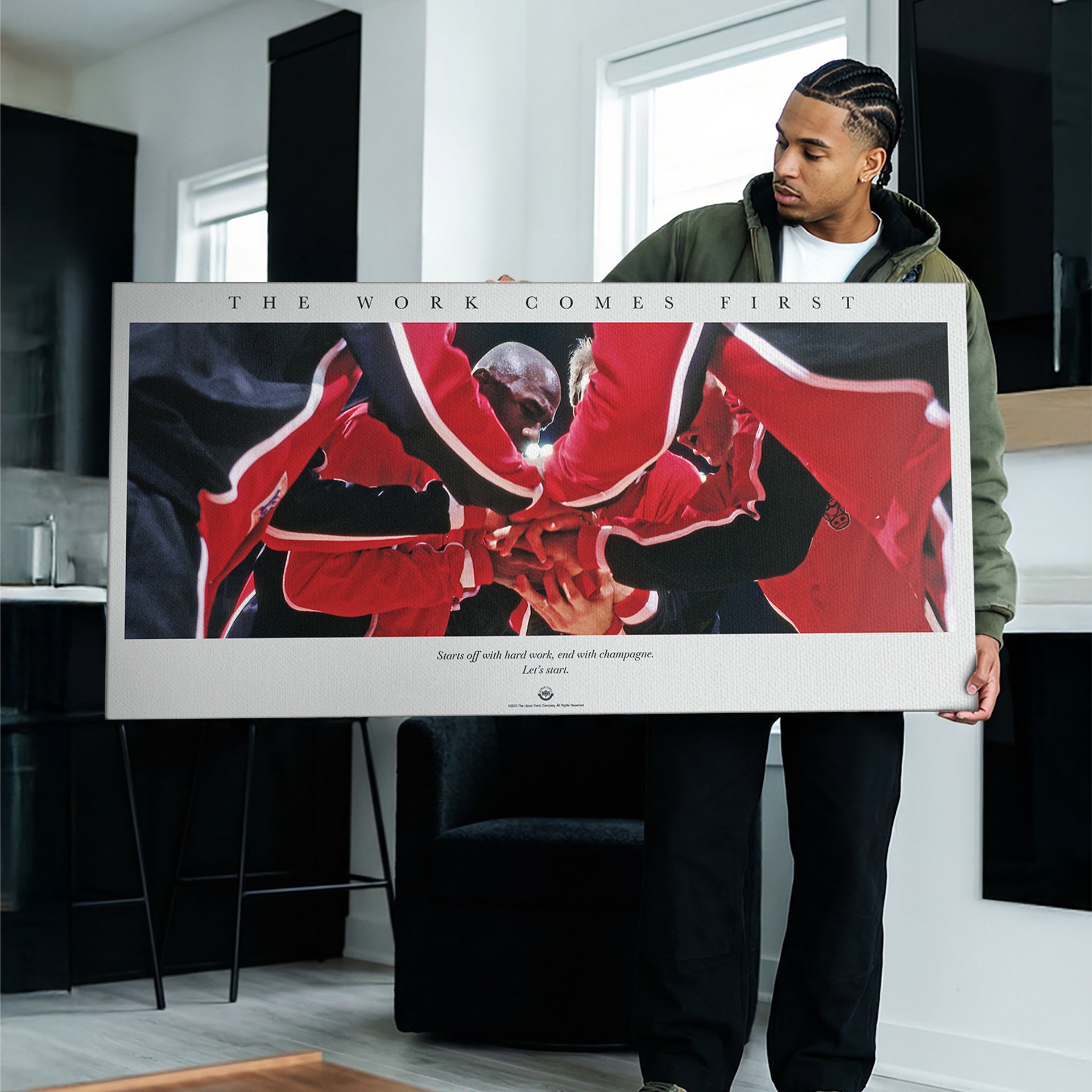 Michael Jordan - The Work Comes First - Officially Licensed Canvas