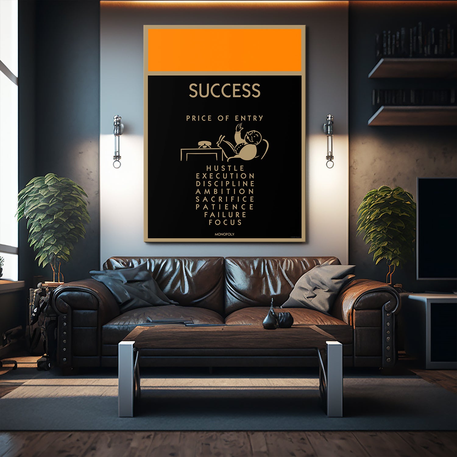 Motivational Canvas Art Designed