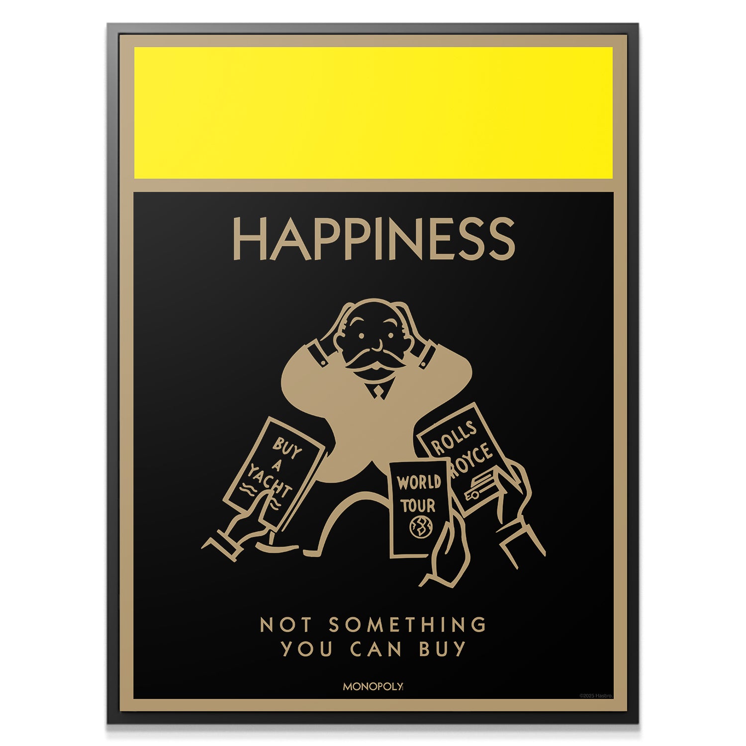 Monopoly - Happiness - Gold - IKONICK - Monopoly