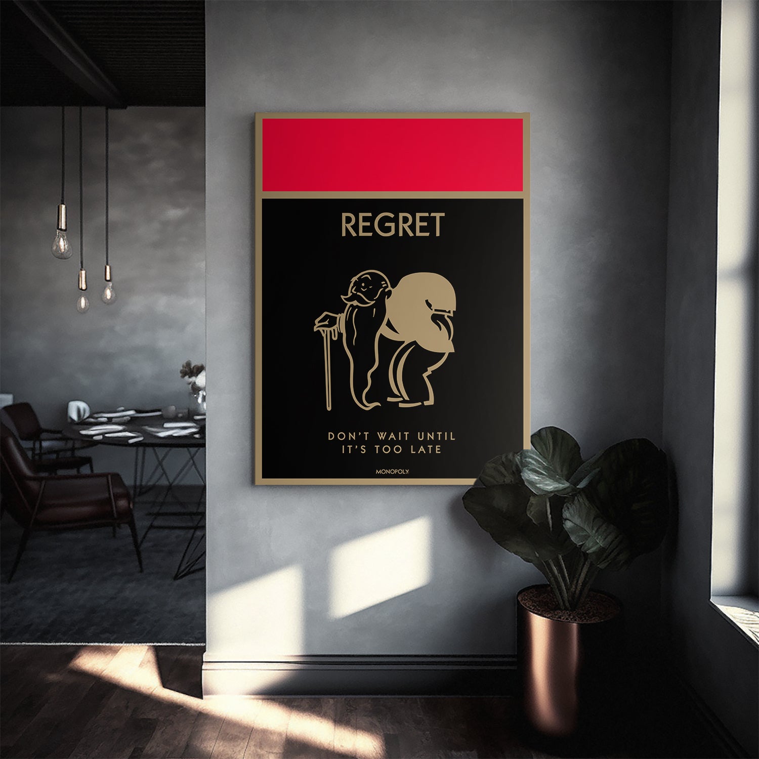 Motivational Canvas Art Designed