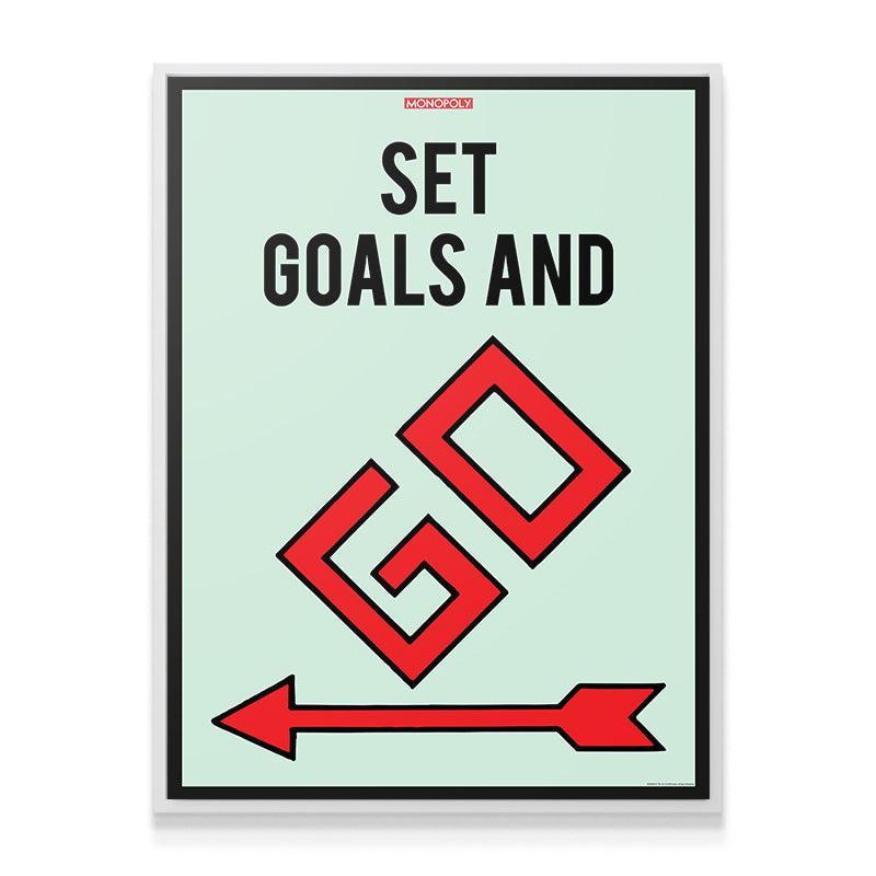 Monopoly - Set Goals And Go - IKONICK - Monopoly