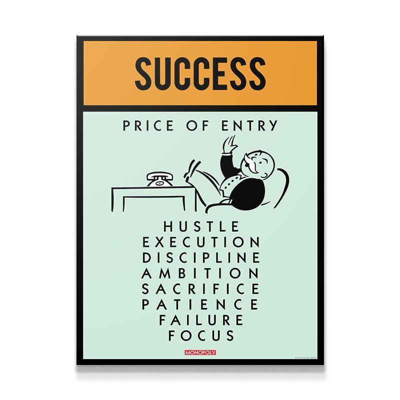 Monopoly - Success Canvas Art - Official IKONICK Art