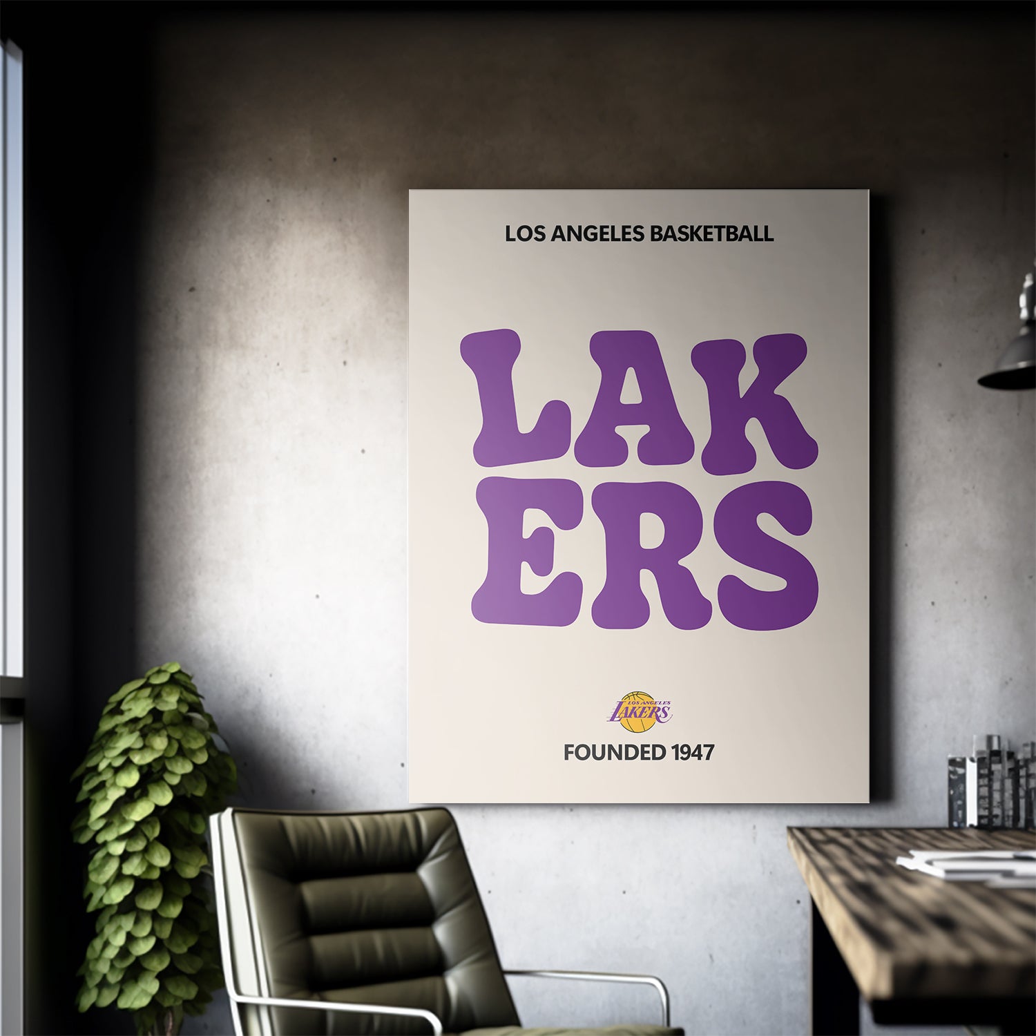 Broken Text - Lakers - IKONICK - NBA Teams