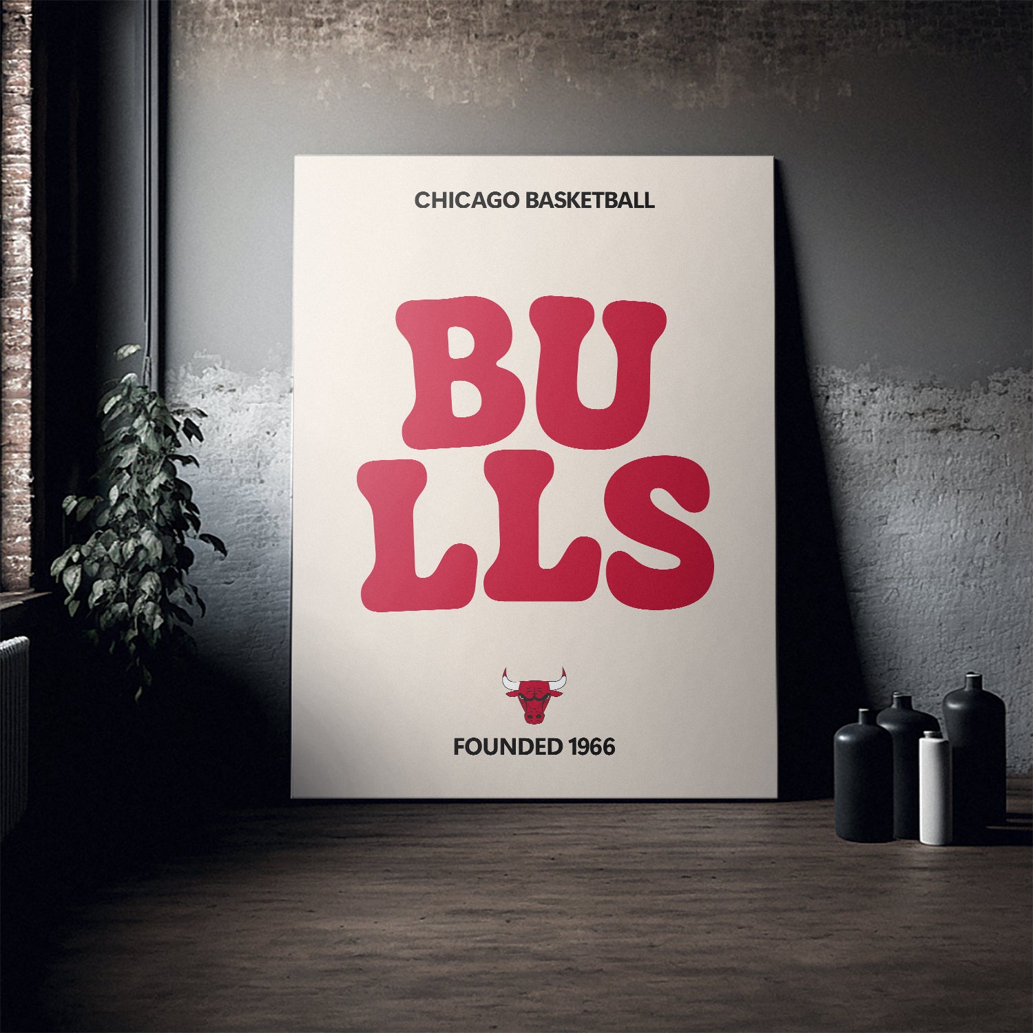 Broken Text - Bulls - IKONICK - NBA Teams