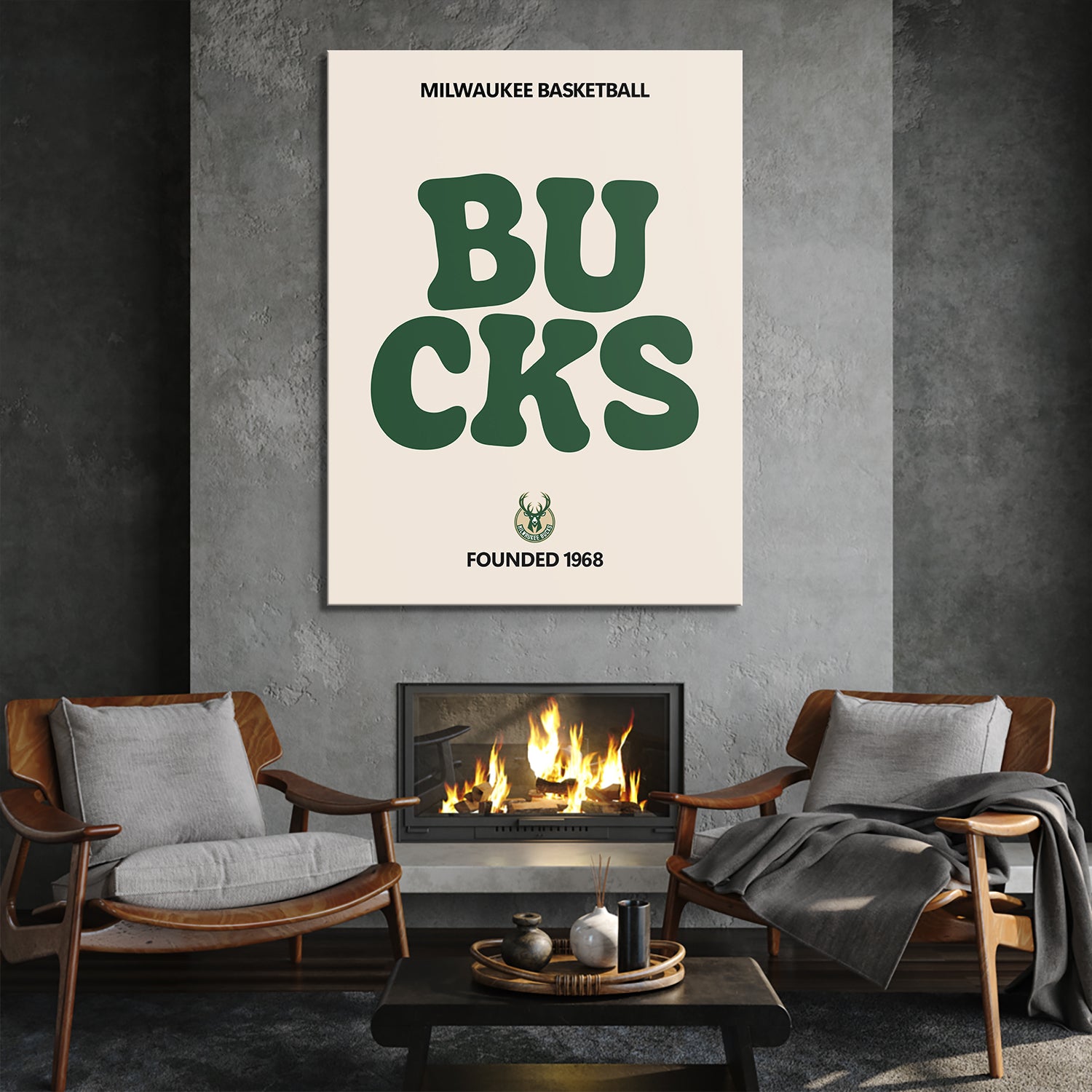 Broken Text - Bucks - IKONICK - NBA Teams