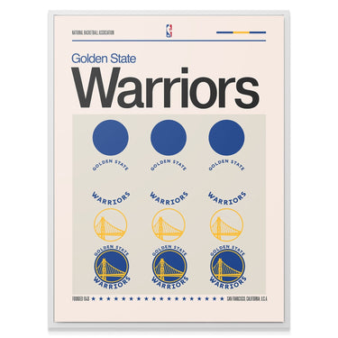 Deconstructed Logo - Warriors - IKONICK - NBA Teams