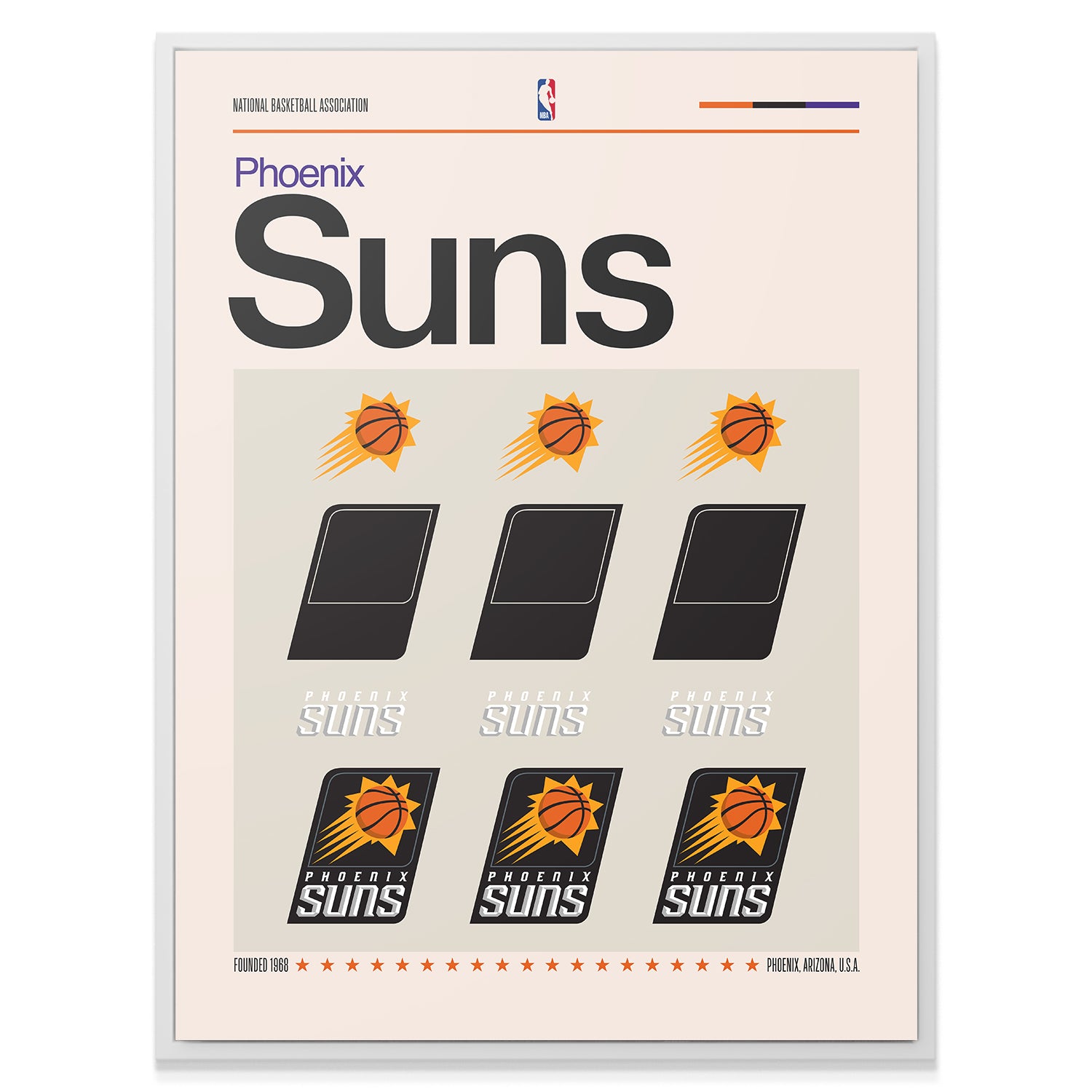 Deconstructed Logo - Suns - IKONICK - NBA Teams
