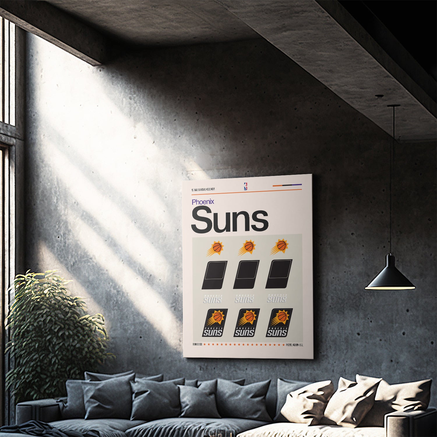 Deconstructed Logo - Suns - IKONICK - NBA Teams