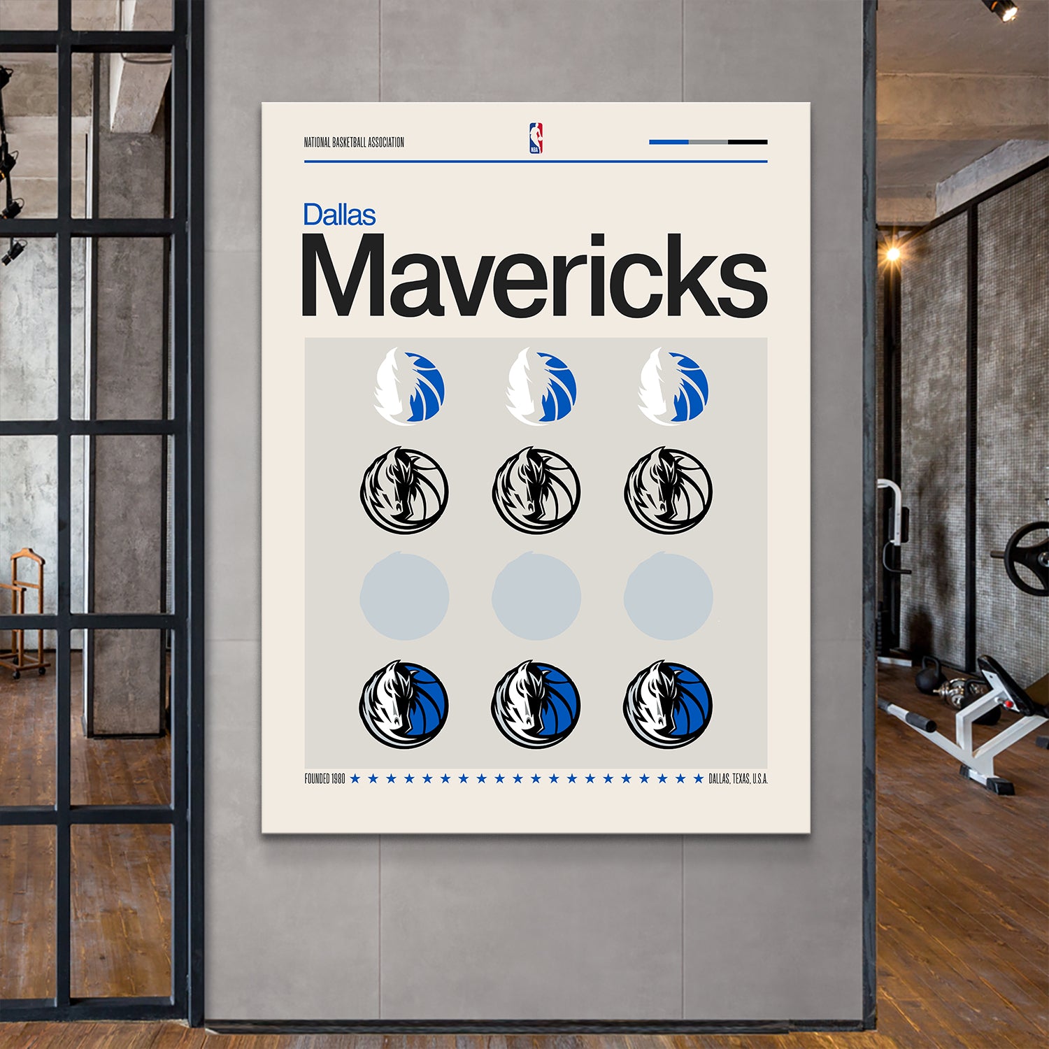Deconstructed Logo - Mavericks - IKONICK - NBA Teams