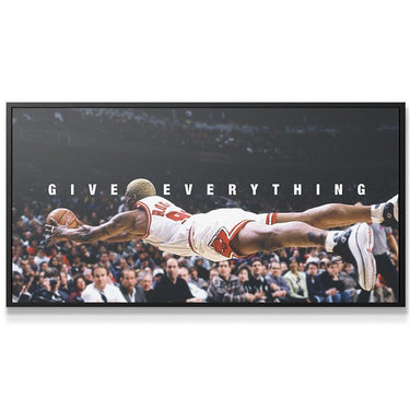 Dennis Rodman - Give Everything - NBA Canvas Art | IKONICK 