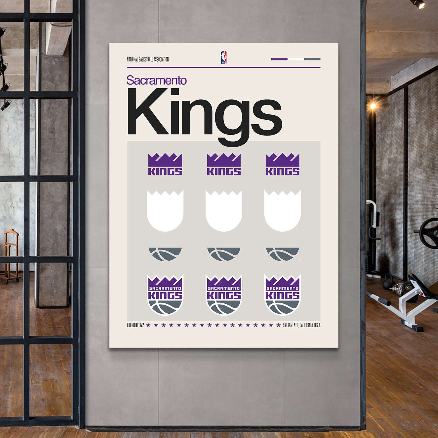 Deconstructed Logo - Kings - IKONICK - NBA Teams