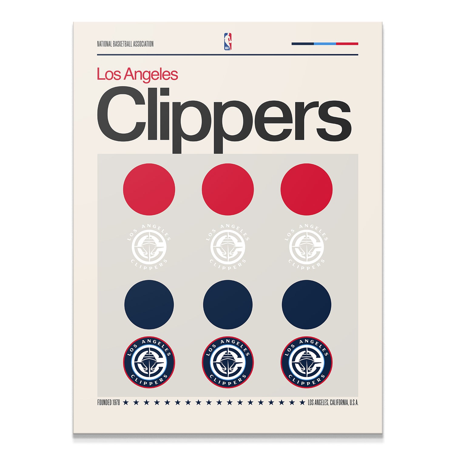 Deconstructed Logo - Clippers - IKONICK - NBA Teams