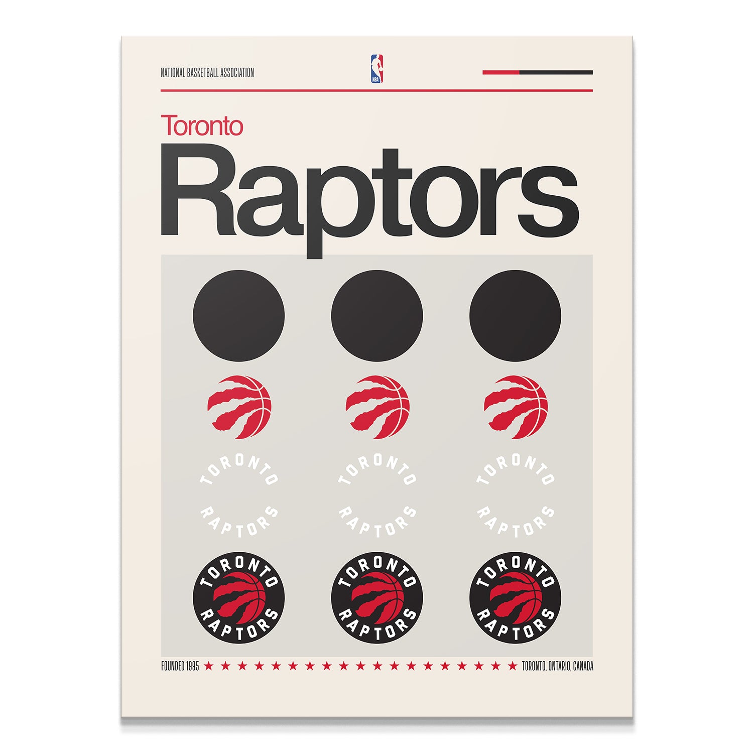 Deconstructed Logo - Raptors - IKONICK - NBA Teams