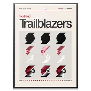 Deconstructed Logo - Blazers - IKONICK - NBA Teams