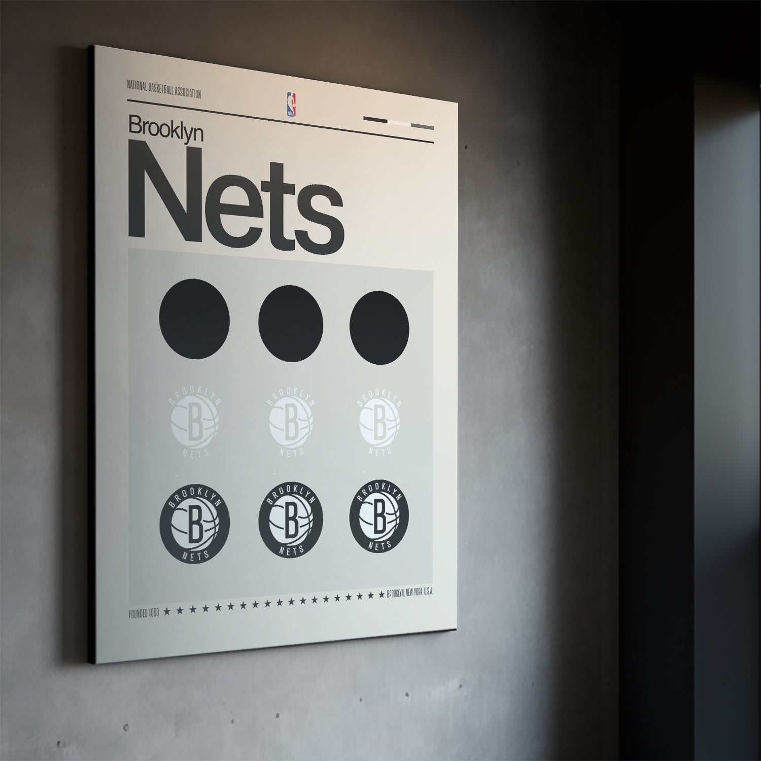 Deconstructed Logo - Nets - IKONICK - NBA Teams