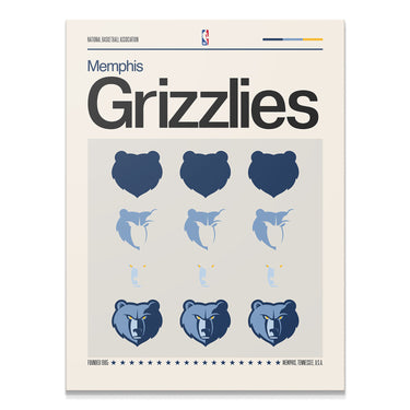 Deconstructed Logo - Grizzlies