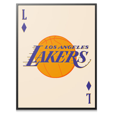 Retro Logo Card - Lakers
