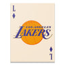 Retro Logo Card - Lakers