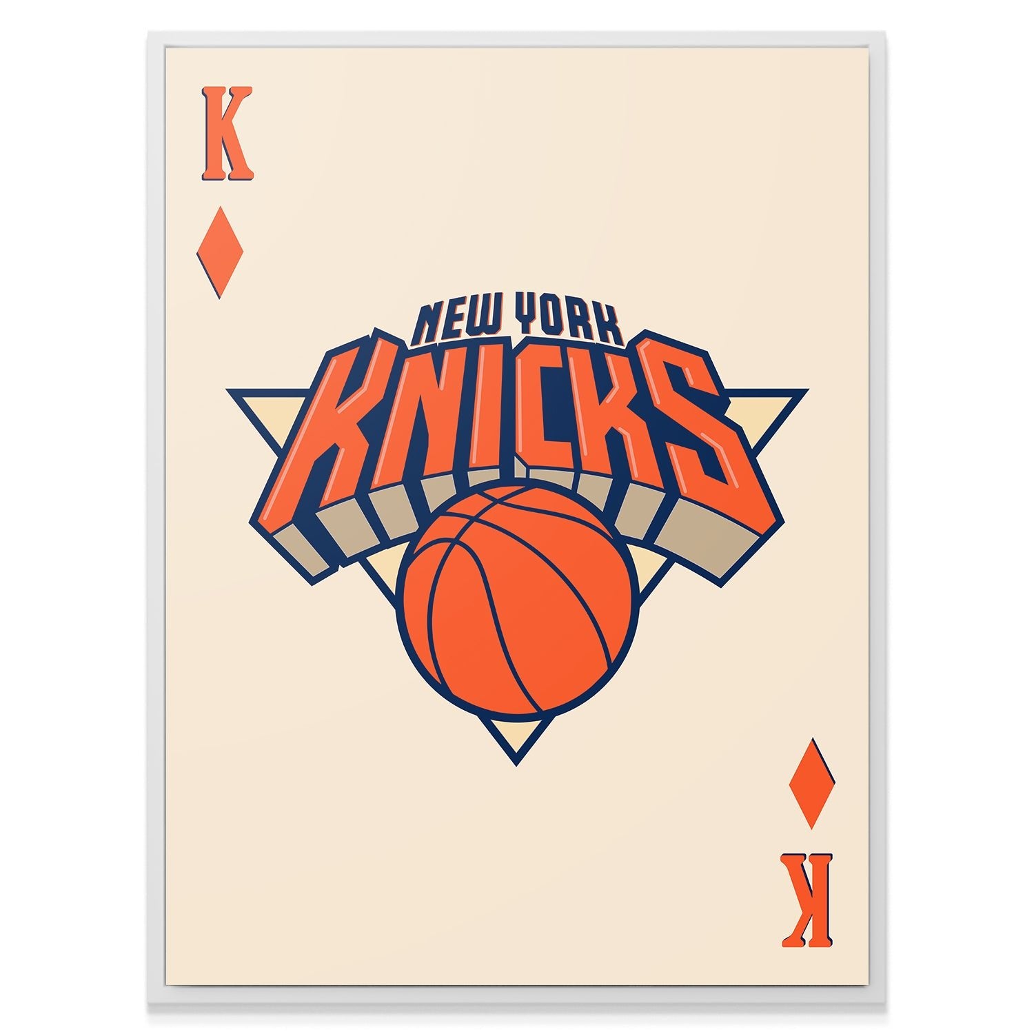 Retro Logo Card - Knicks - IKONICK - NBA Teams