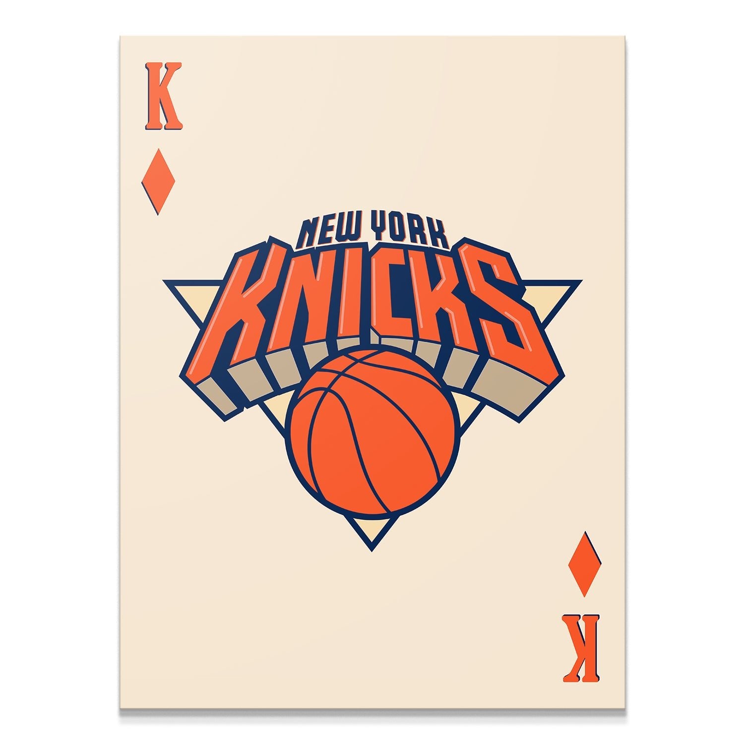 Retro Logo Card - Knicks - IKONICK - NBA Teams