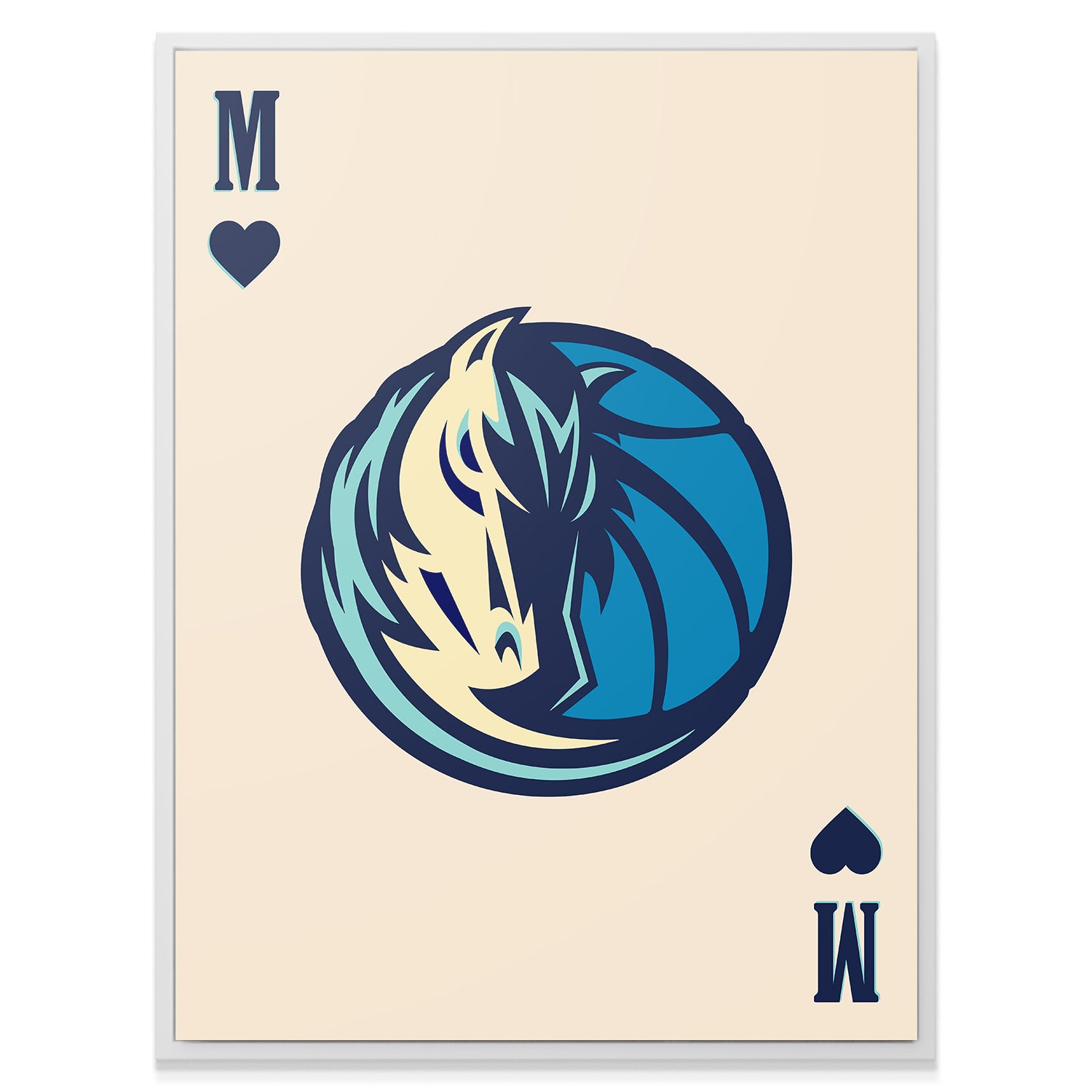 Retro Logo Card - Mavericks - IKONICK - NBA Teams