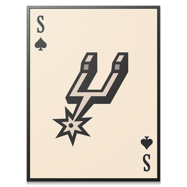 Retro Logo Card - Spurs