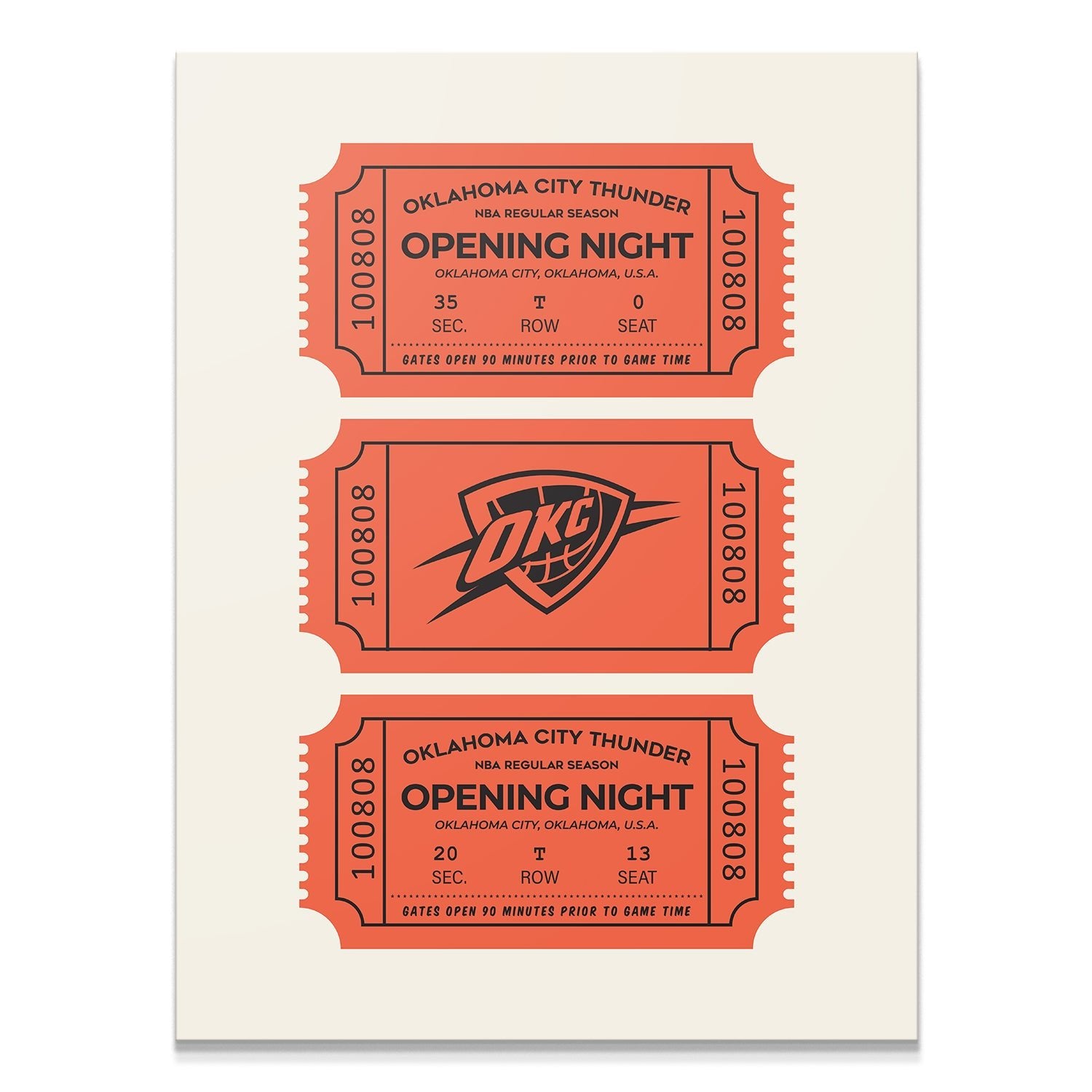 Tickets - Thunder - IKONICK - NBA Teams