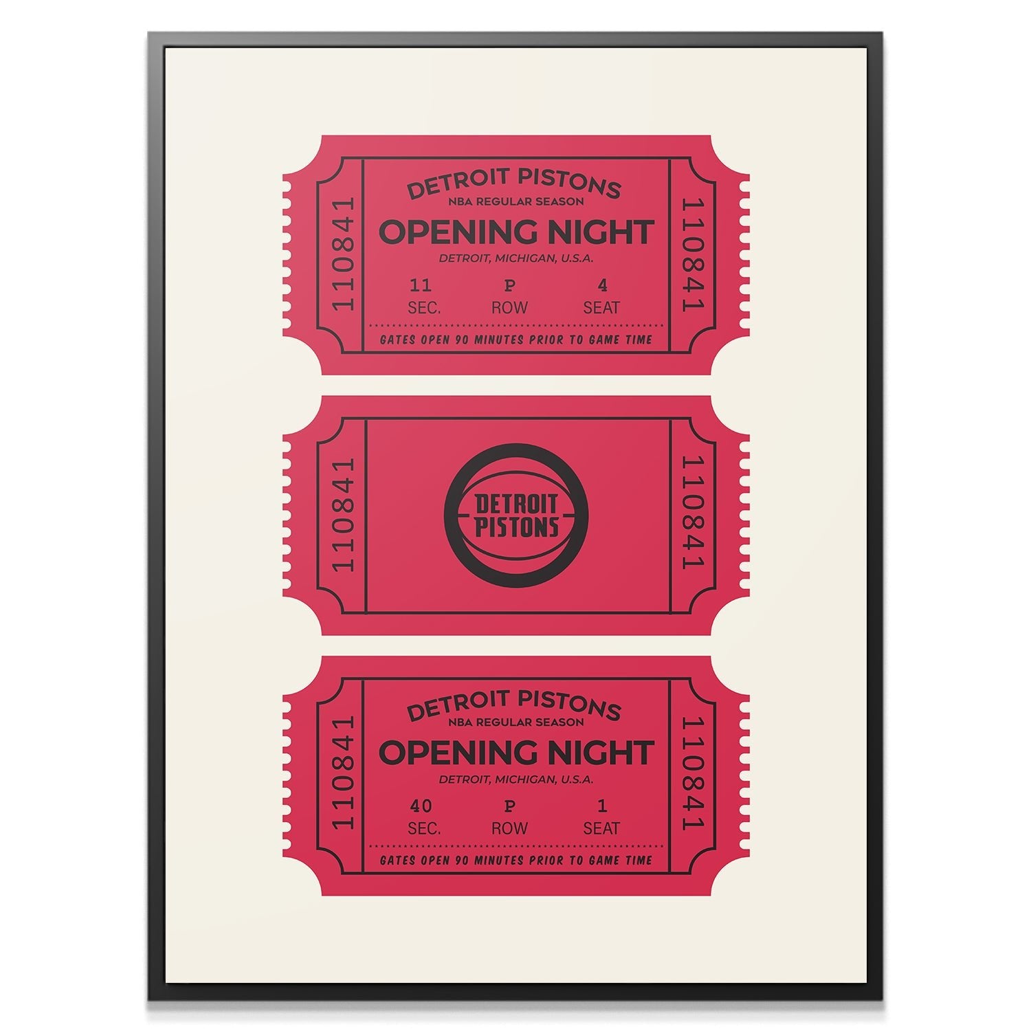 Tickets - Pistons - IKONICK - NBA Teams