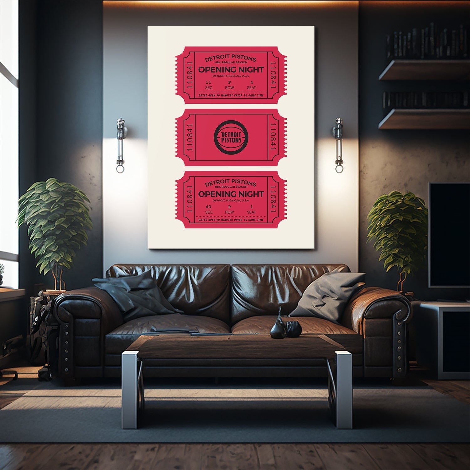 Tickets - Pistons - IKONICK - NBA Teams