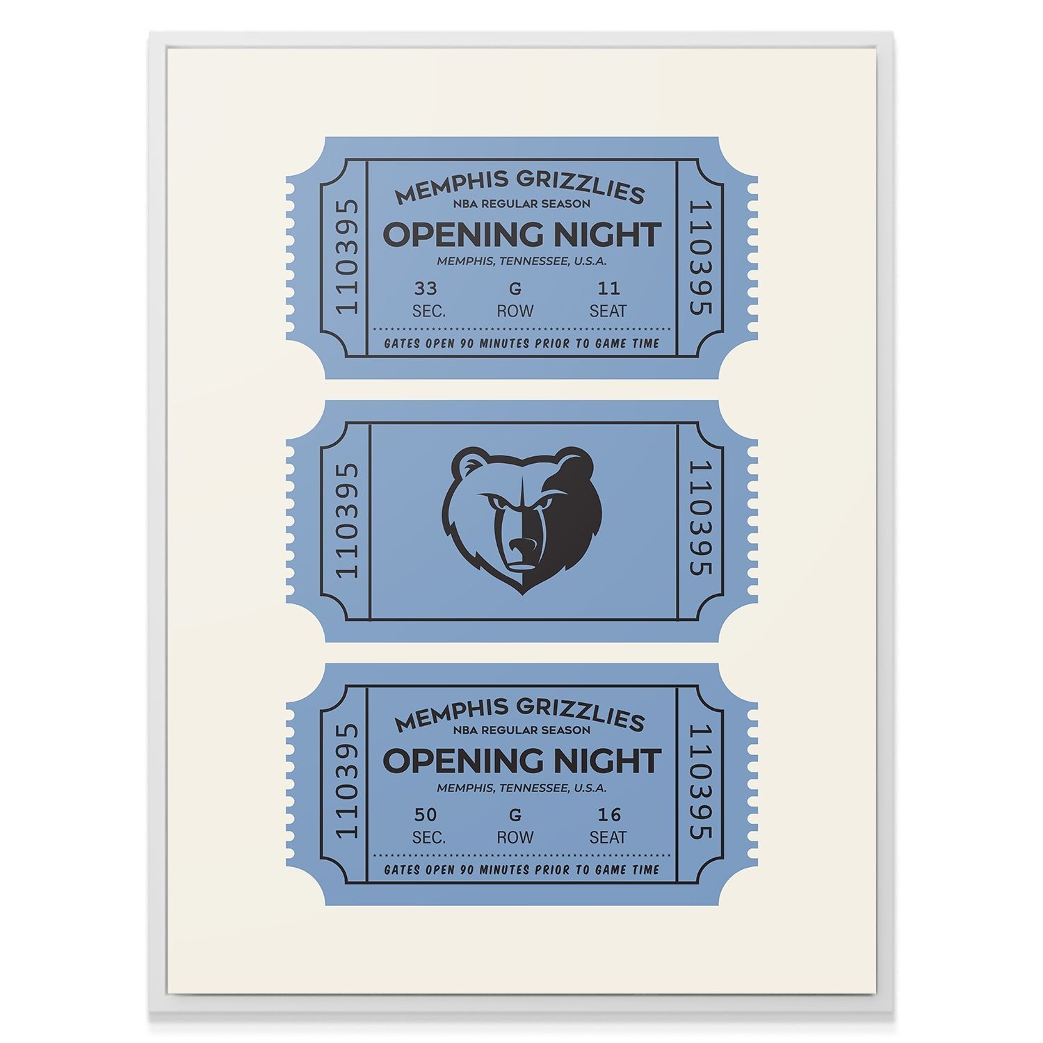 Tickets - Grizzlies - IKONICK - NBA Teams