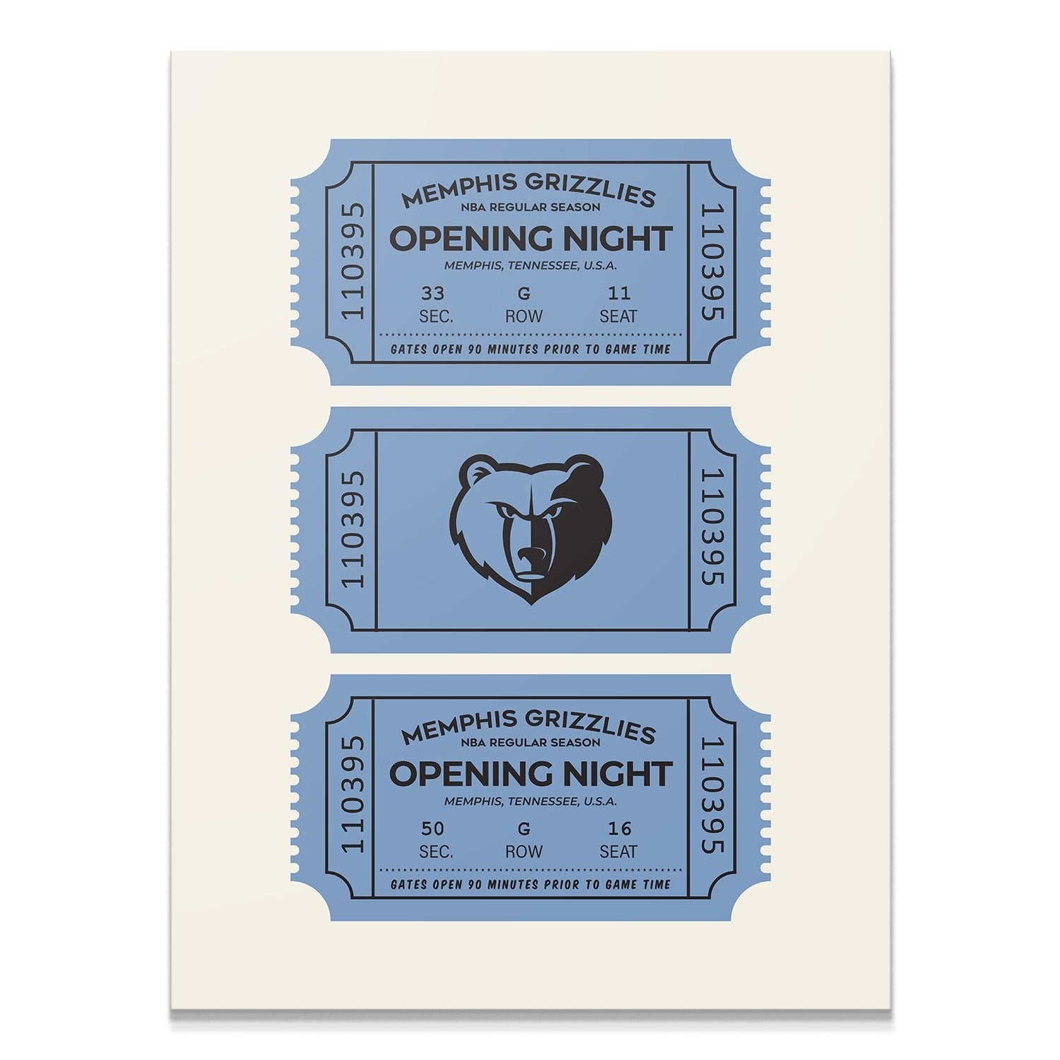 Tickets - Grizzlies - IKONICK - NBA Teams