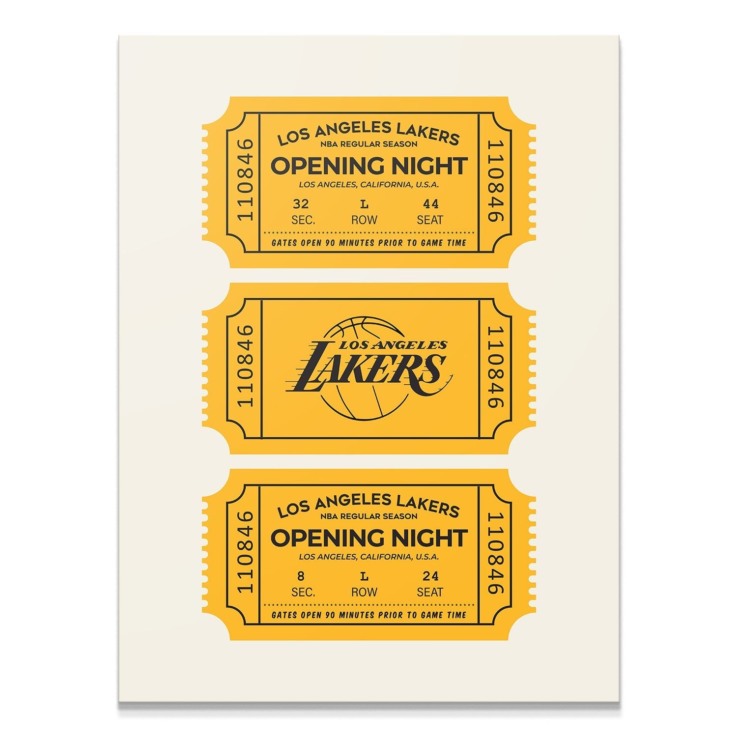 Tickets - Lakers - IKONICK - NBA Teams
