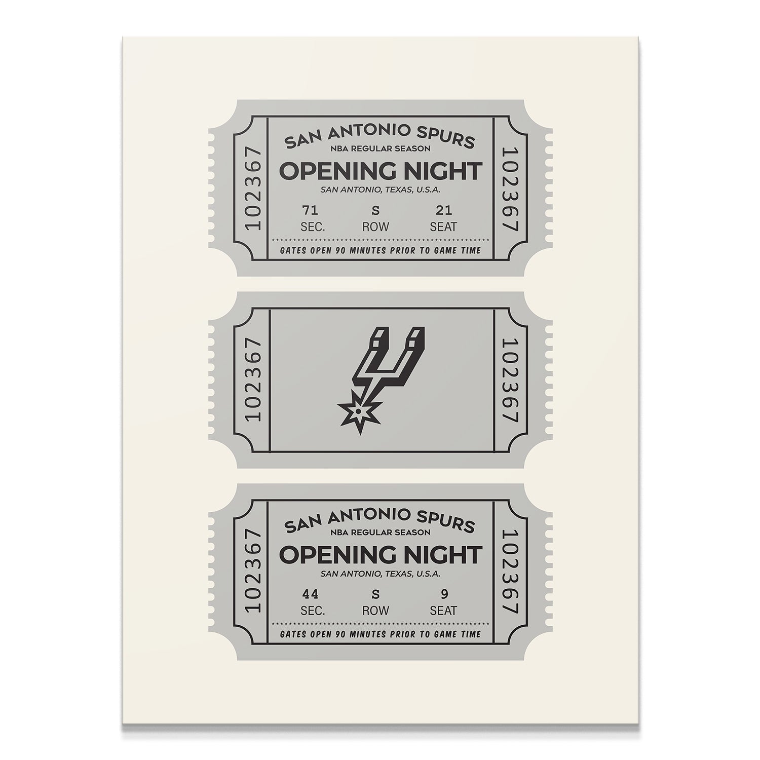 Tickets - Spurs - IKONICK - NBA Teams