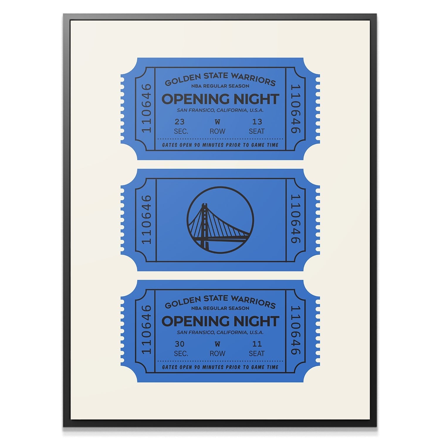 Tickets - Warriors - IKONICK - NBA Teams