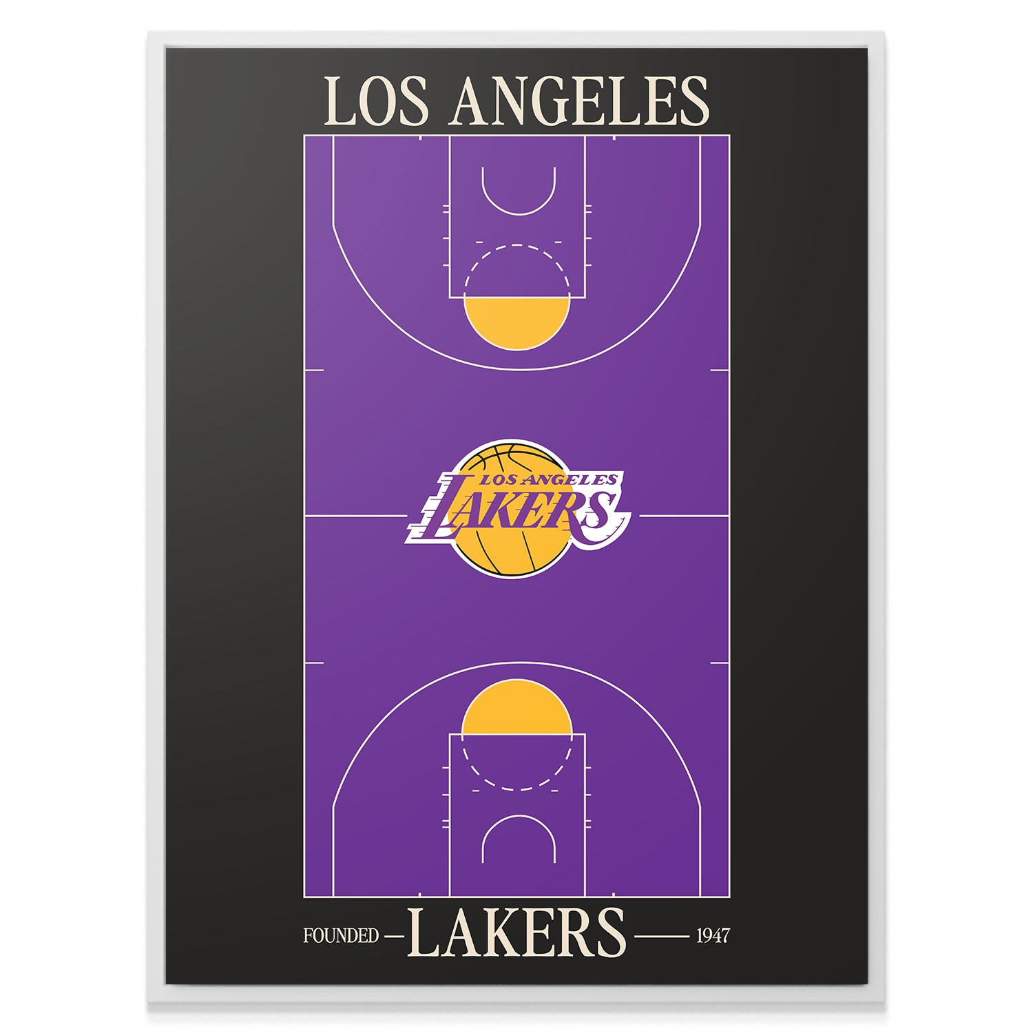 Top Court Design - Lakers - IKONICK - NBA Teams