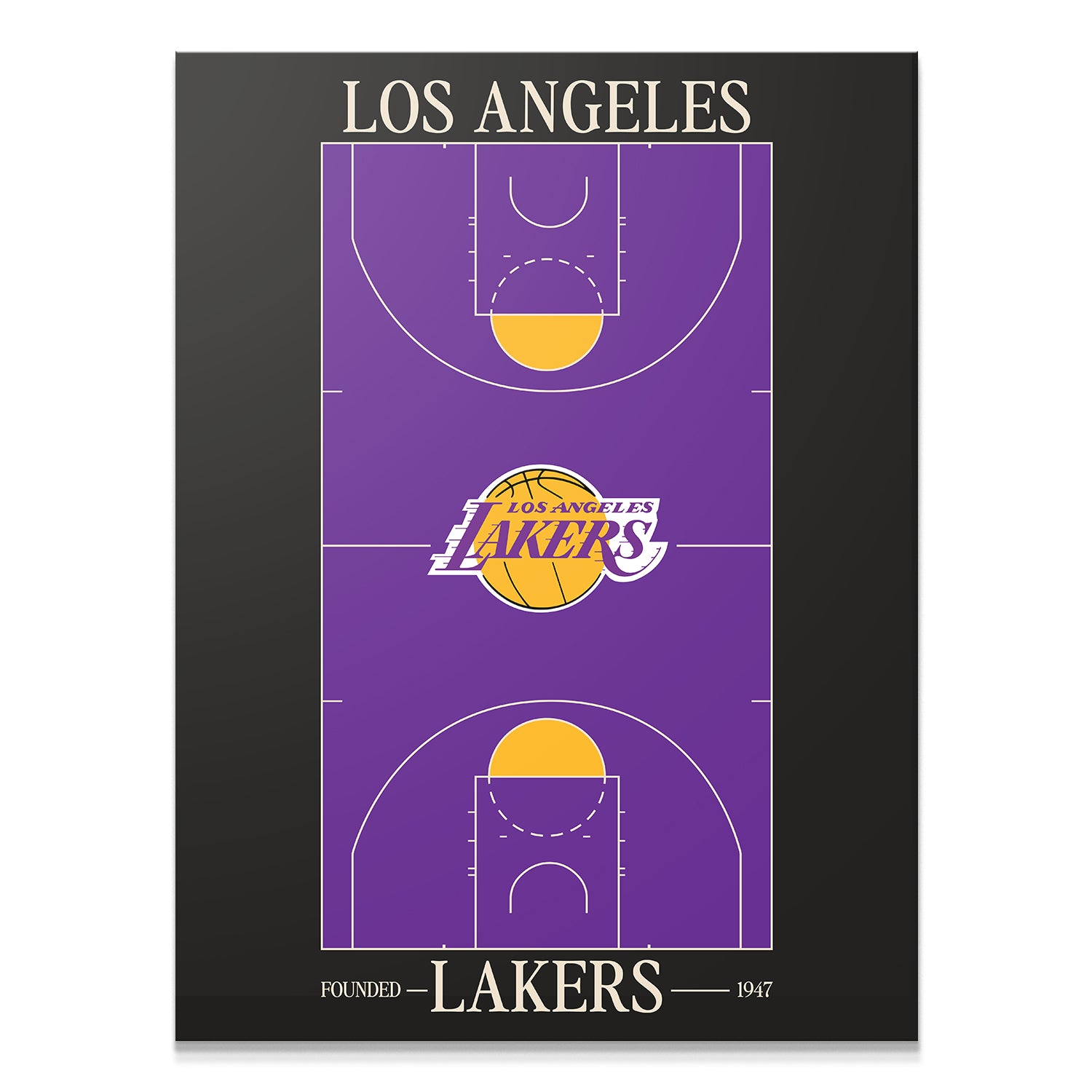 Top Court Design - Lakers - IKONICK - NBA Teams