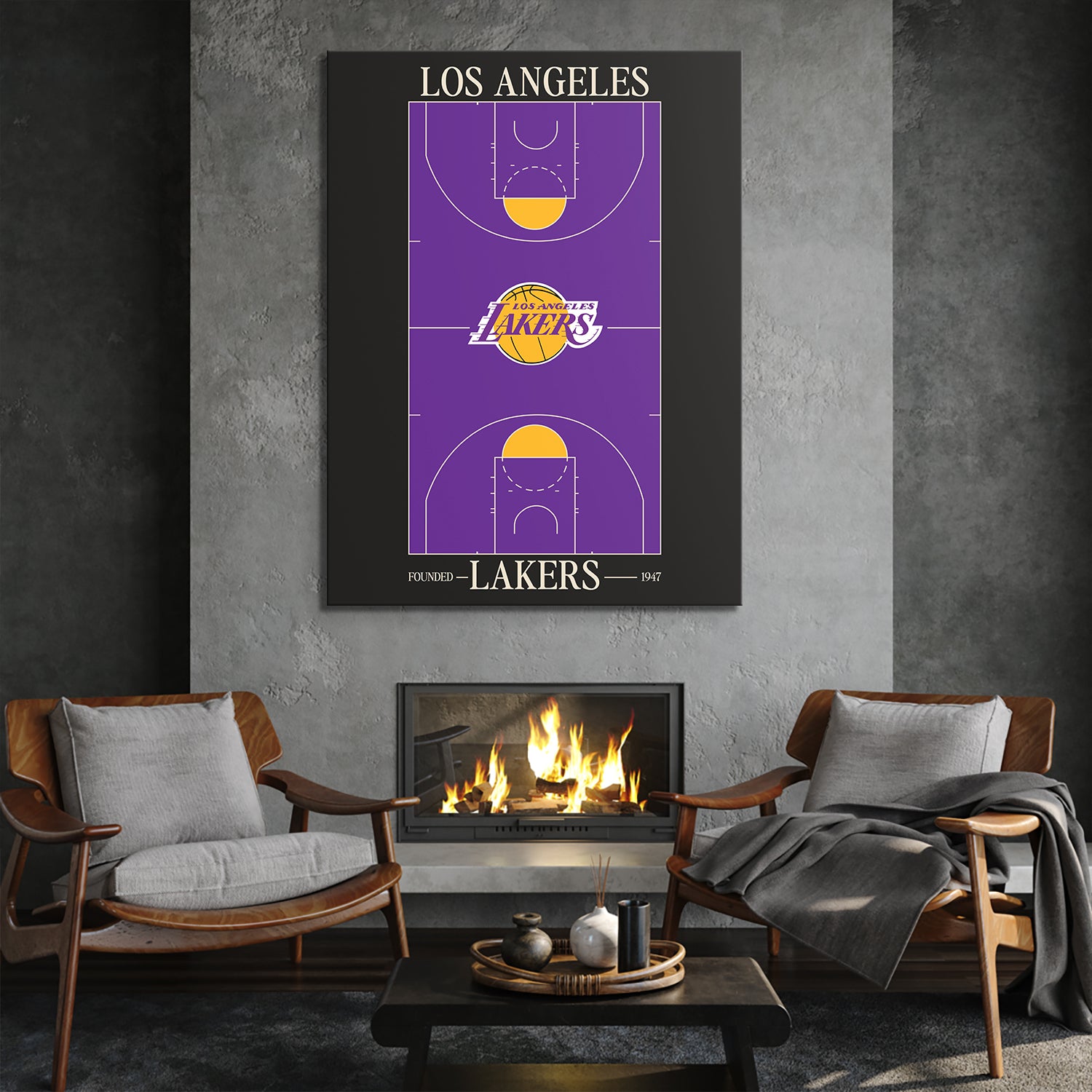 Top Court Design - Lakers - IKONICK - NBA Teams